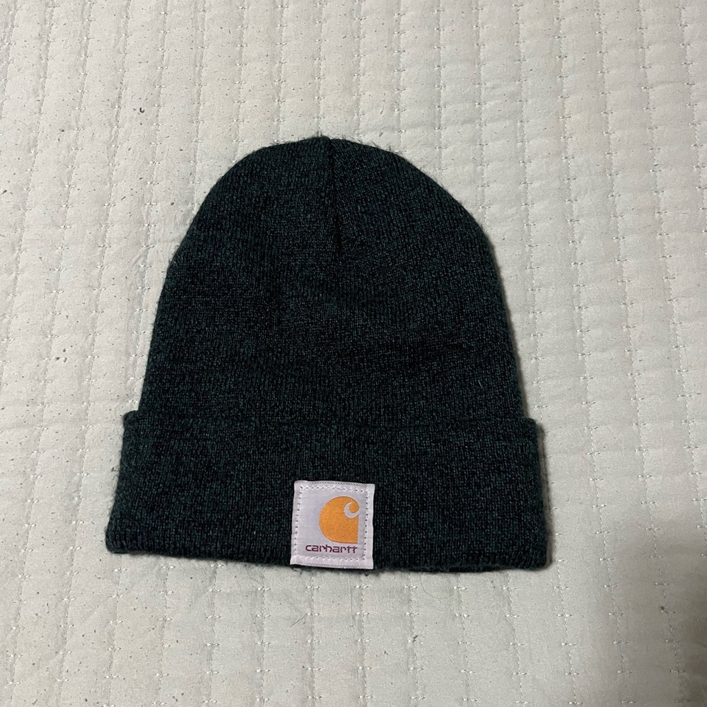 Dark Green Carhartt Beanie